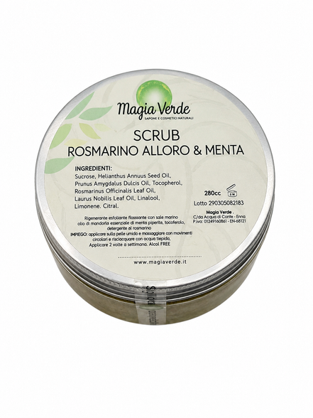 SCRUB CORPO ROSMARINO ALLORO E MENTA