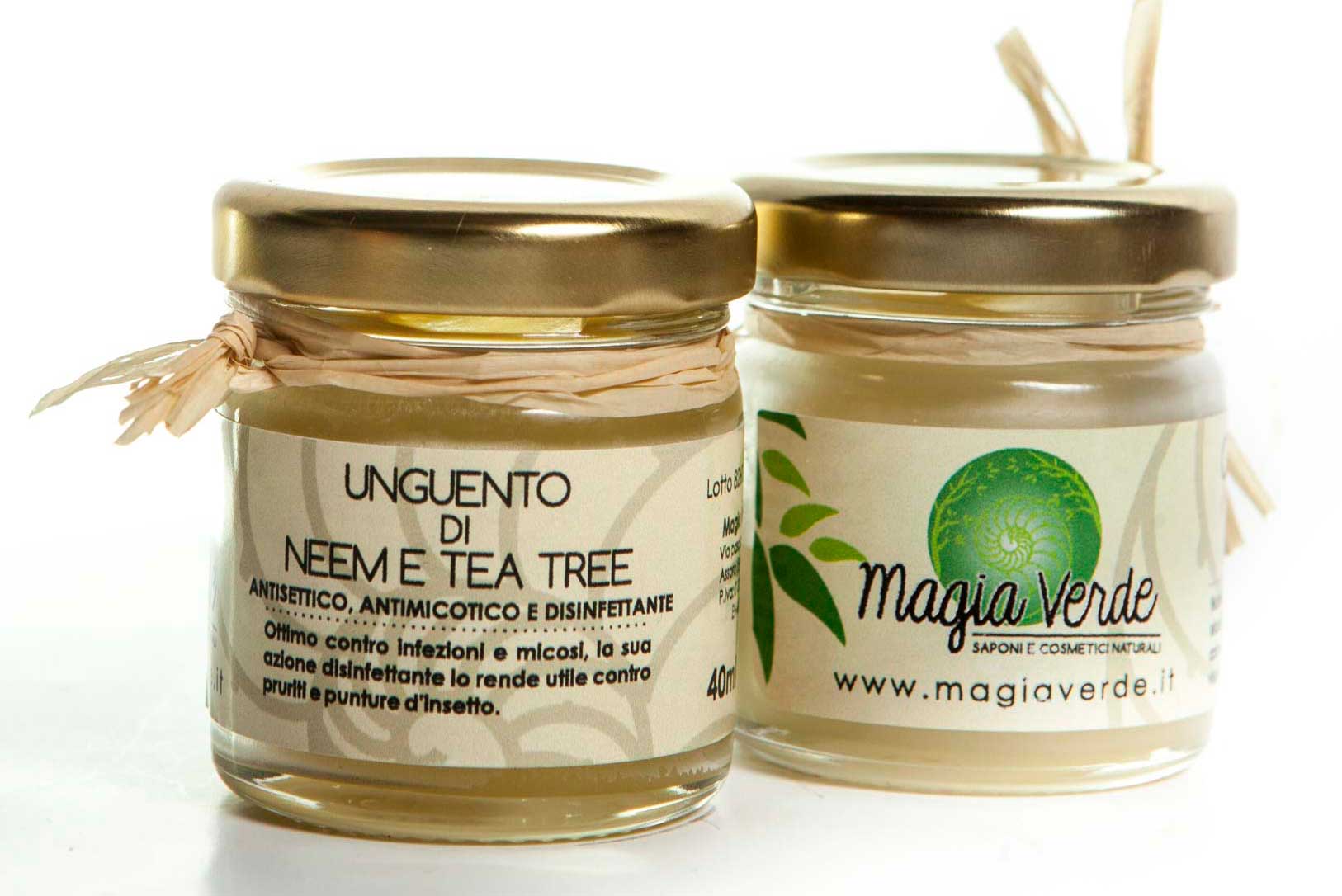 UNGUENTO NEEM e TEA TREE.