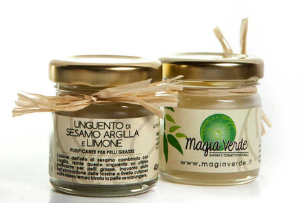 UNGUENTO SESAMO,ARGILLA E LIMONE.